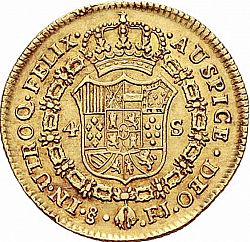 Large Reverse for 4 Escudos 1817 coin