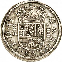 Large Obverse for 4 Reales 1683 coin
