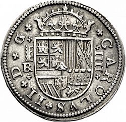 Large Obverse for 4 Reales 1685 coin