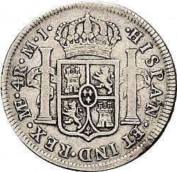 Large Reverse for 4 Reales 1774 coin