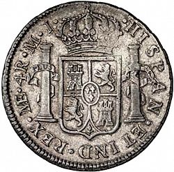 Large Reverse for 4 Reales 1779 coin