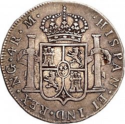 Large Reverse for 4 Reales 1797 coin