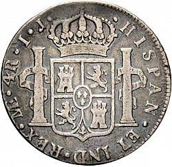 Large Reverse for 4 Reales 1801 coin