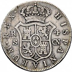 Large Reverse for 4 Reales 1803 coin