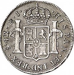 Large Reverse for 4 Reales 1806 coin