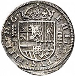 Large Obverse for 4 Reales 1630 coin