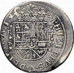 Large Obverse for 4 Reales 1718 coin