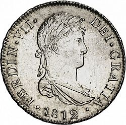 Large Obverse for 4 Reales 1812 coin