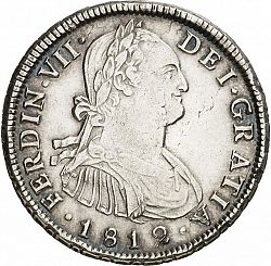 Large Obverse for 4 Reales 1812 coin