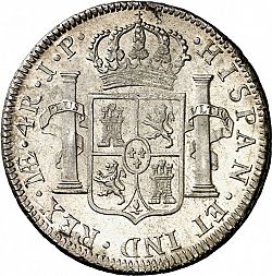 Large Reverse for 4 Reales 1820 coin