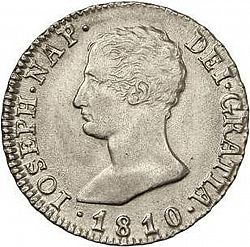 Large Obverse for 4 Reales 1810 coin