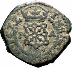 Large Reverse for 4 Cornados 1622 coin