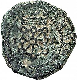 Large Reverse for 4 Cornados 1624 coin