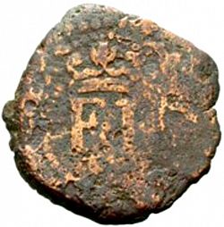 Large Obverse for 4 Cornados 1718 coin