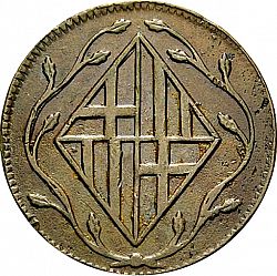 Large Obverse for 4 Cuartos 1810 coin