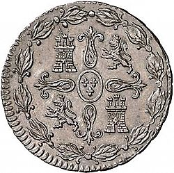 Large Reverse for 4 Maravedies 1826 coin
