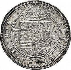 Large Obverse for 50 Reales 1659 coin