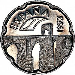 Large Obverse for 50 Pesetas 1993 coin