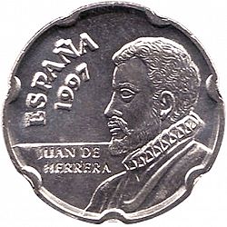 Large Obverse for 50 Pesetas 1997 coin