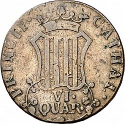 Large Reverse for 6 Cuartos 1812 coin
