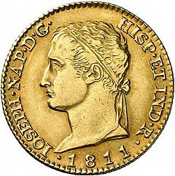 Large Obverse for 80 Reales 1811 coin