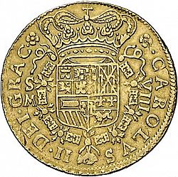 Large Obverse for 8 Escudos 1699 coin