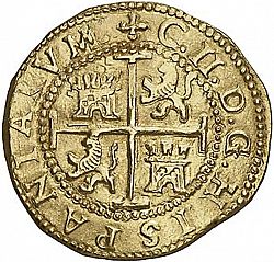 Large Reverse for 8 Escudos 1697 coin