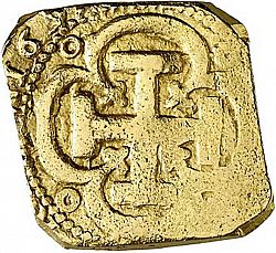 Large Reverse for 8 Escudos 1697 coin