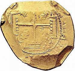 Large Reverse for 8 Escudos 1699 coin