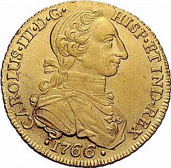 Large Obverse for 8 Escudos 1766 coin
