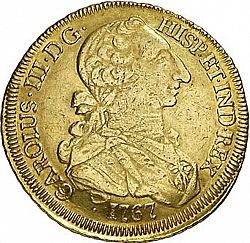 Large Obverse for 8 Escudos 1767 coin