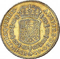 Large Reverse for 8 Escudos 1762 coin