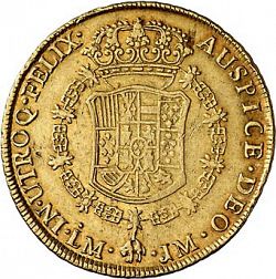 Large Reverse for 8 Escudos 1764 coin