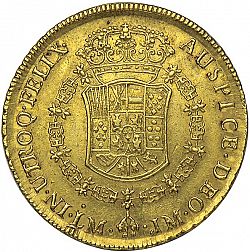 Large Reverse for 8 Escudos 1766 coin