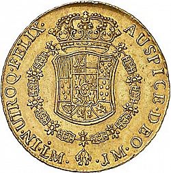 Large Reverse for 8 Escudos 1767 coin