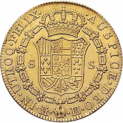 Large Reverse for 8 Escudos 1773 coin