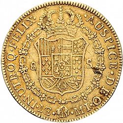 Large Reverse for 8 Escudos 1786 coin