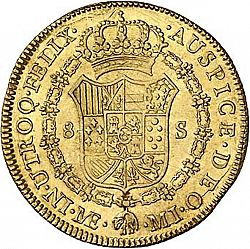Large Reverse for 8 Escudos 1787 coin