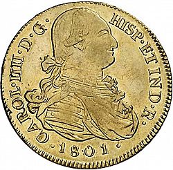 Large Obverse for 8 Escudos 1801 coin
