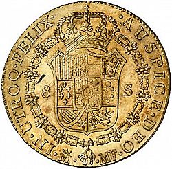 Large Reverse for 8 Escudos 1790 coin