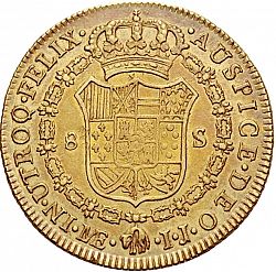 Large Reverse for 8 Escudos 1796 coin