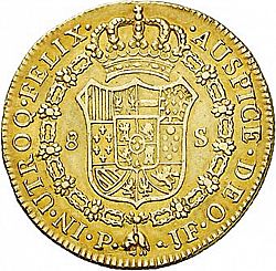 Large Reverse for 8 Escudos 1796 coin