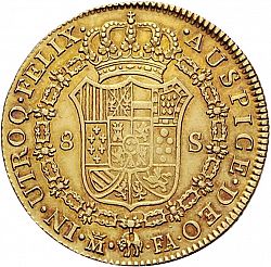 Large Reverse for 8 Escudos 1803 coin