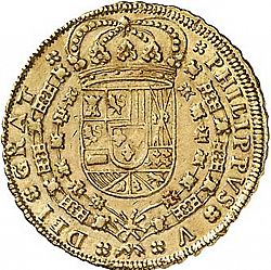 Large Obverse for 8 Escudos 1703 coin