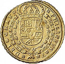 Large Obverse for 8 Escudos 1703 coin