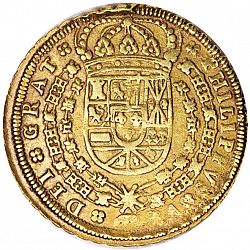 Large Obverse for 8 Escudos 1705 coin