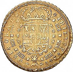 Large Obverse for 8 Escudos 1711 coin