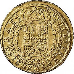 Large Obverse for 8 Escudos 1713 coin
