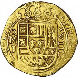 Large Obverse for 8 Escudos 1715 coin