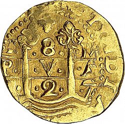 Large Obverse for 8 Escudos 1727 coin